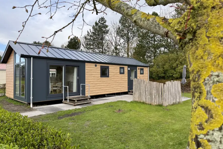 Camping t Weergors Chalet Zomereik44