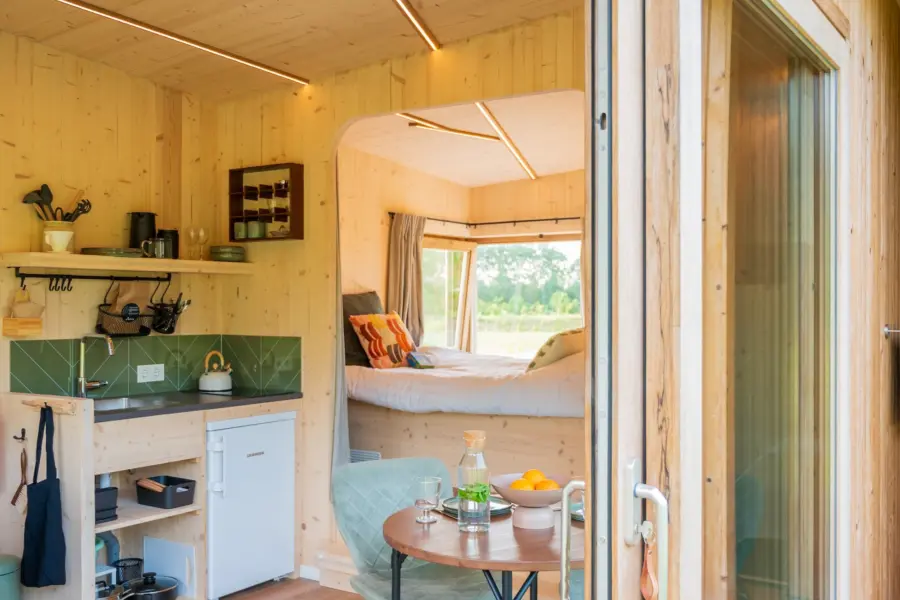 Camping t Weergors Natuurhuisje Wilde Wilde