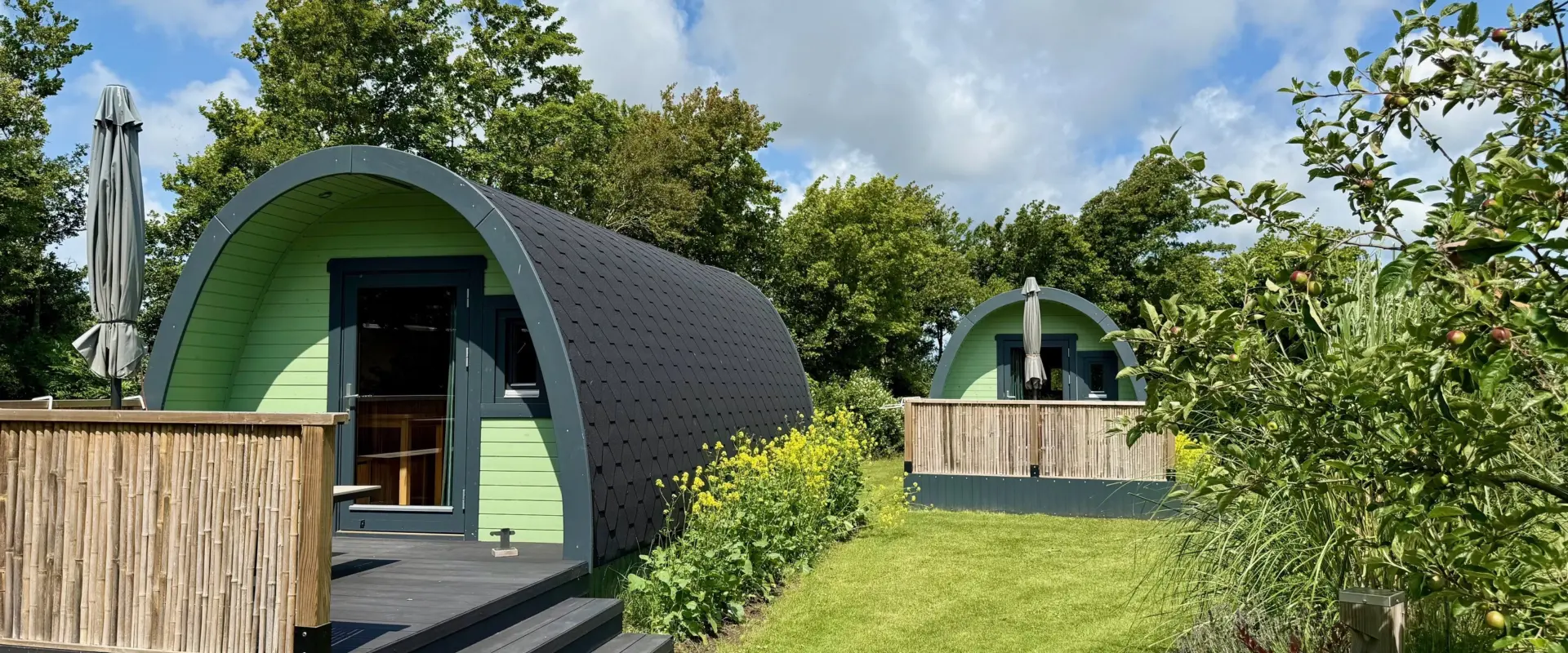 Pod Meidoorn Camping t Weergors buiten
