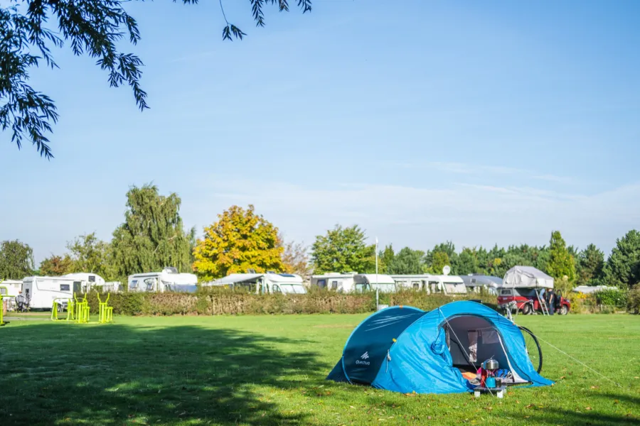 Kleine tent op Weide 2 't Weergors 2