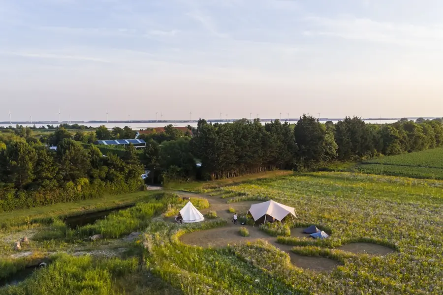 Camping t Weergors off grid Wilde Weide77