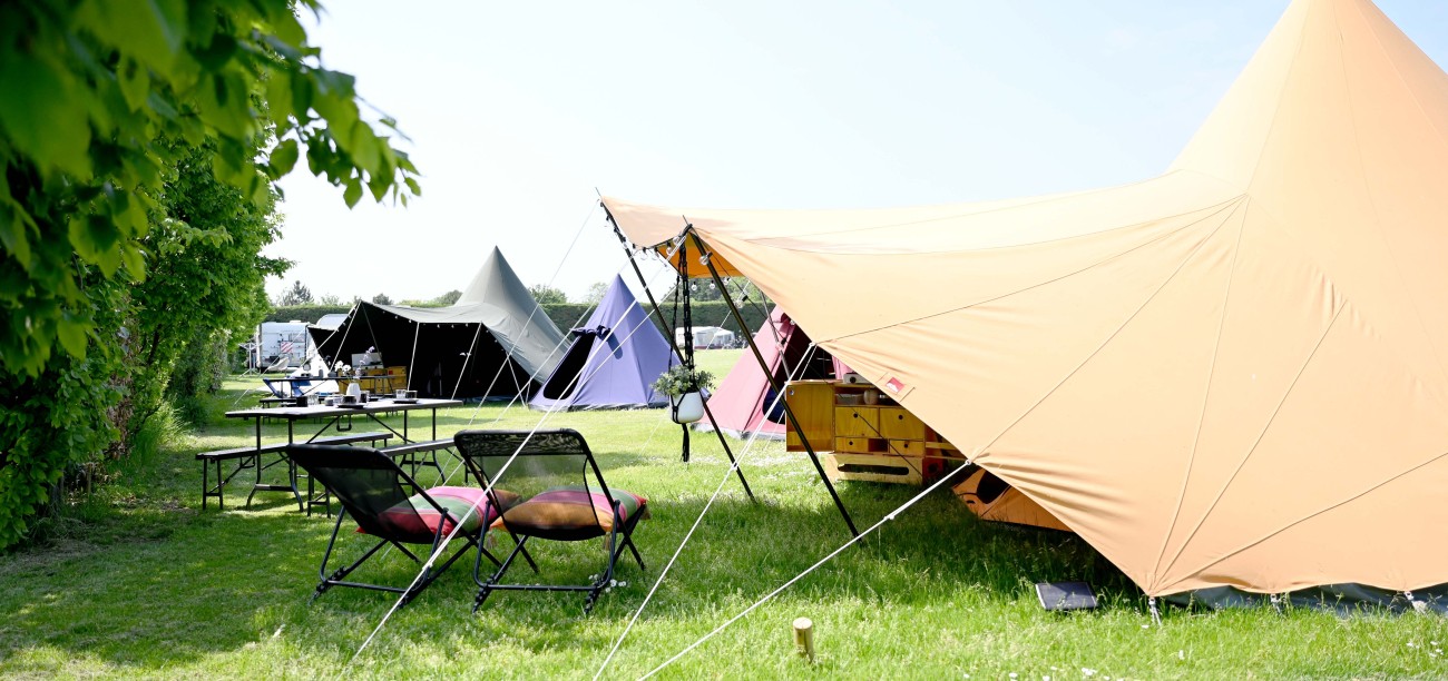 Hoop van Ru dronken Pop-up Camp De Waard - Camping 't Weergors